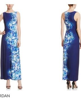 Julia Jordan size 4 floral print maxi dress. Beautiful print, stretchy material